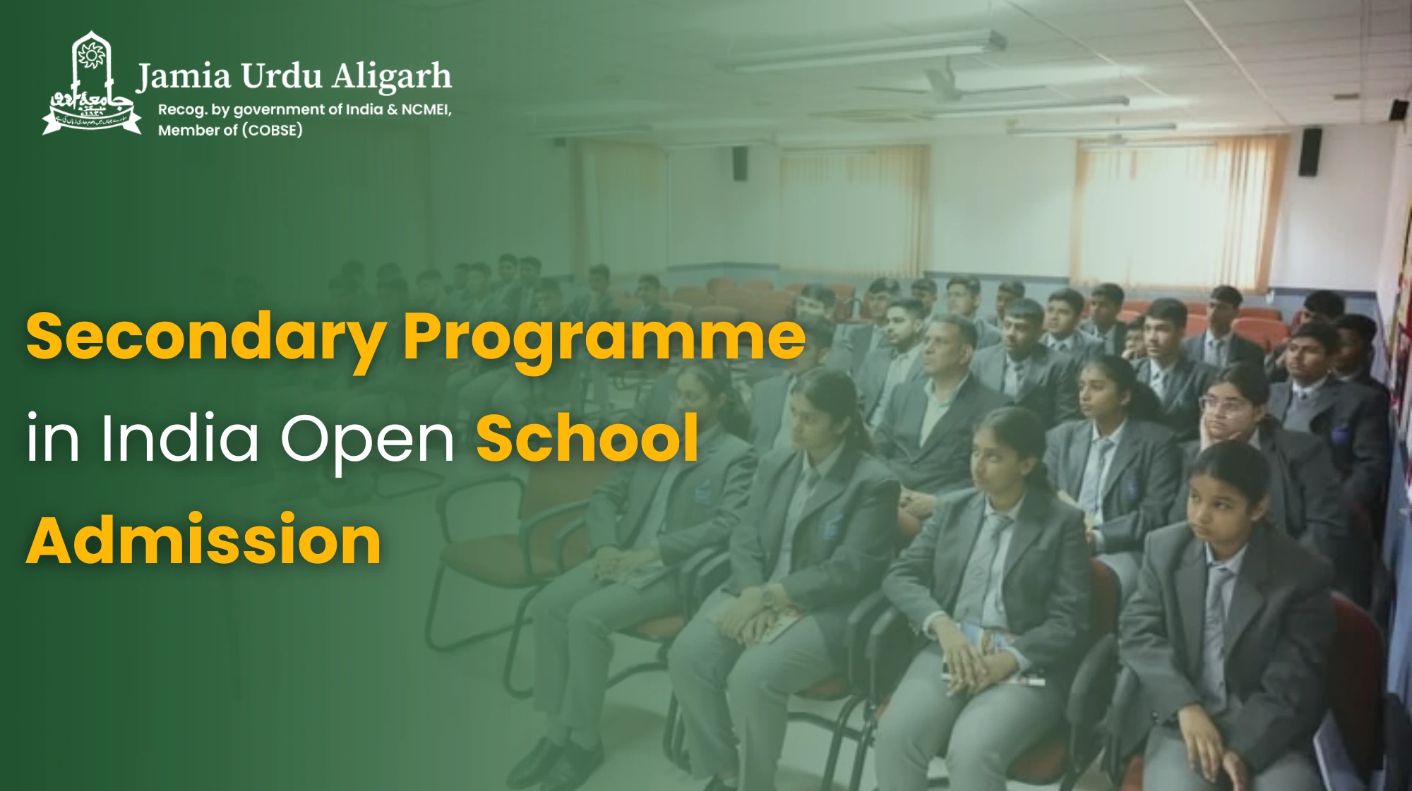 Secondary Programme in India Open School Admission – Complete Guide 2026